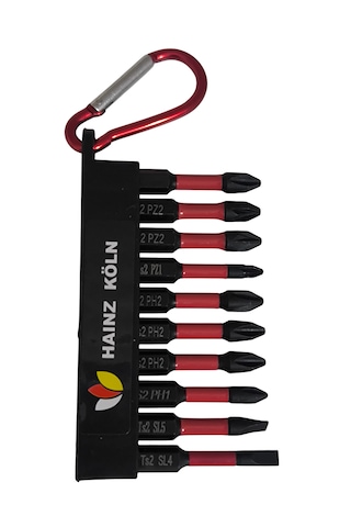 10 Parça Yıldız-düz Uç Seti Ph-pz-sl 10 Parça