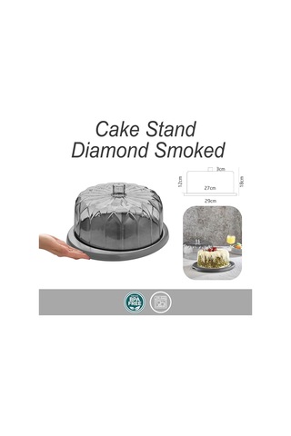 Vip Ahmet Diamond Kek Fanusu, Füme Çok Renkli