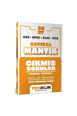 Yediiklim 2027 Kpss Meb-ags Ales Dgs Sayısal Mantık Çıkmış Sorular Çözümlü