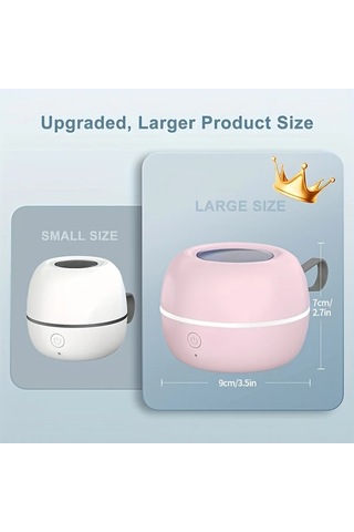 Willowhaven Pembe Taşınabilir Büyük Kapasiteli Uv Temizleme Kutusu 180s Hızlı Şarj Edilebilir Kompakt