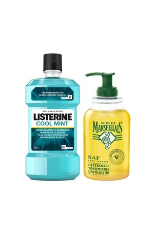 Listerine Cool Mint 500 ML + Le Petit Marseillais Zeytinyağı Sıvı