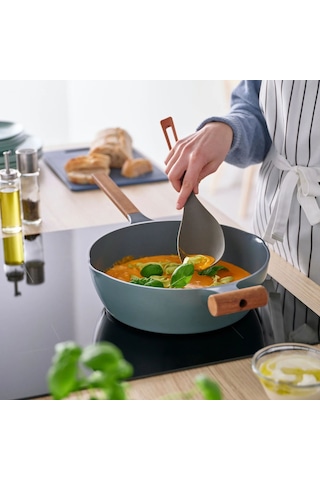 Ikea Knorrhane Derin Pişirme Ve Servis Kaşığı 31 Cm Gri Kahverengi Çok Renkli
