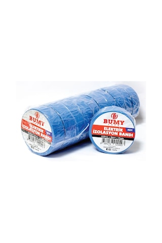 Bumy Elektrik Bandı 0.13mm X 19mm X 10 Yds Mavi