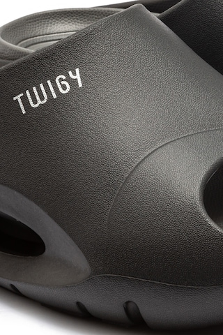 Twigy Sezar Erkek Terlik Siyah-gri 41/45 Gri - Siyah