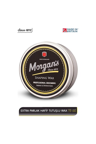 Morgan's Shaping Wax - Extra Parlak Hafif Tutuşlu Şekillendirici Wax 75 Ml