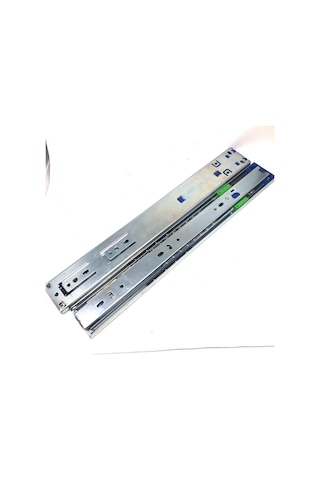 Minnes Bas Aç Teleskopik Çekmece Rayı H46mm - 45cm Gri