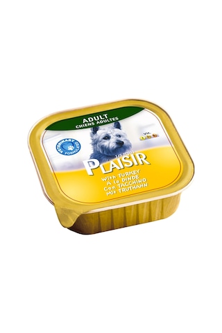 Plaisir Hindi Etli Pate Konserve Yetişkin Köpek Maması 150 G