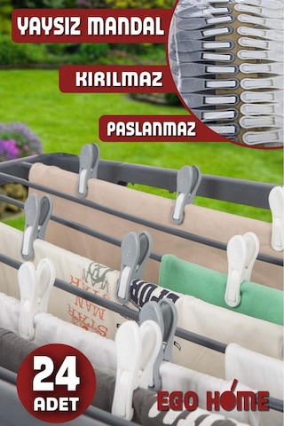 24 Adet Yaysız Mandal Modern Iz Yapmaz Kırılmaz Yaysız Çamaşır İpi Mandalı Süper Güçlü Iz Yapmaz Çok Renkli 24 Adet Yaysız Mandal Modern Iz Yapmaz Kırılmaz Yaysız Çamaşır İpi Mandalı Süper Güçlü Iz Yapmaz Çok Renkli