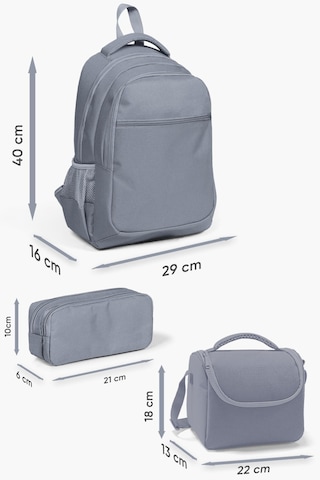 Coral High Kids Siyah Fosforlu Yeşil Gamer Desenli 3 Lü Okul Çanta Seti Set0123654