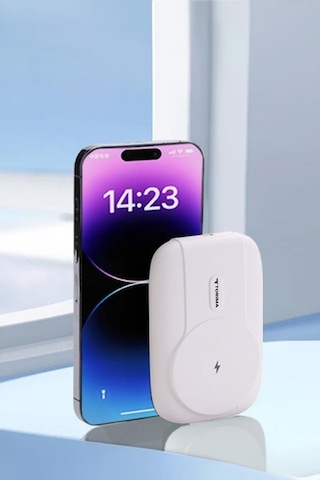 Torima Beyaz 10000mah Magsafe Powerbank Standlı, Kablosuz & Pd 22.5w Hızlı Şarj BEYAZ