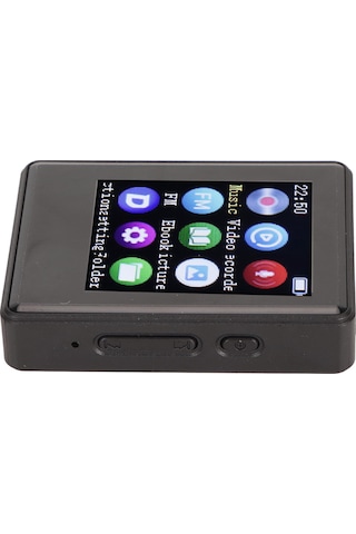 Springsun Bluetooth 5.0 Mp3/mp4 Çalar - 1.77 İnç Ekran, Hi-fi Ses, Kayıt, E-kitap, 8g Tf Kartlı Taşınabilir Müzik Çalar