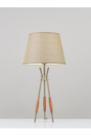 Verona Ahşap Detaylı Abajur