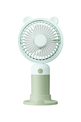 Taşınabililir Mini Usb Şarjlı 3 Kademeli El Masaüstü Vantilatör Fan Soğutucu Ym88216 Yeşil