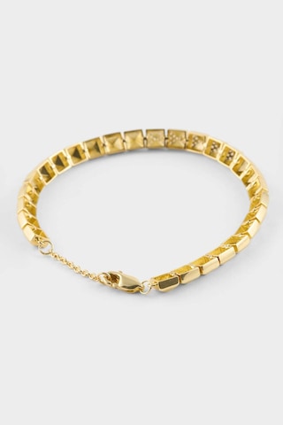 Defacto Reis X DeFacto Kare Figürlü Gold Bileklik G2697AXNS
