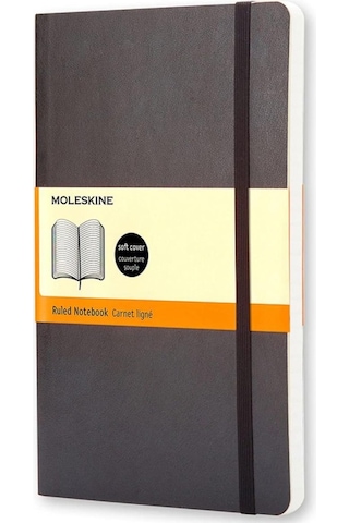 Moleskine Çizgili Siyah Defter Cep Boy Soft Kapak