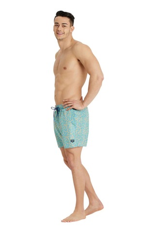 Arena Beach Short Allover Yeşil Erkek Deniz Şortu 005253880 Yeşil - Turkuaz
