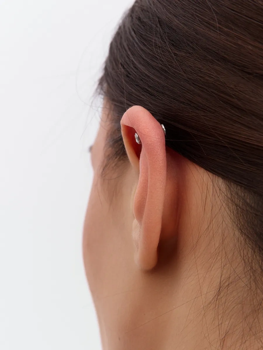 Vladı S Kıkırdak Piercingi Labreti 99526546 Gri