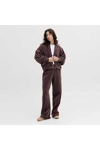 Jack & Jones Kadin Logo Detayli Fermuarli Hirka - Snookie - 12286456 Bracken