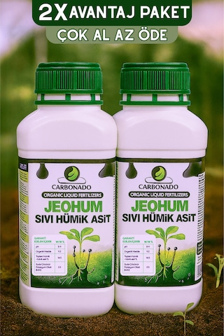 Jeohum Sıvı Hümik Asit 5l X2 Avantaj Paket 1000