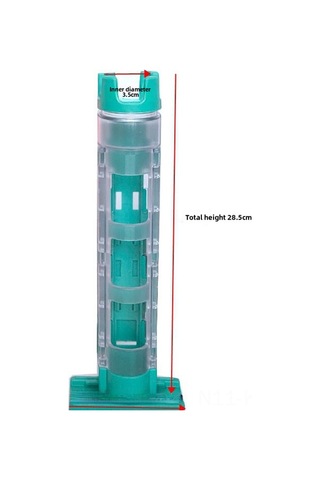 Kangvka Balık Tutma Aksesuarı: Kamış Tutucu, Yem Borusu Ve Yem Atıcı - Sert Konstruksiyonlu, Kolay Kullanım - Toptan Satış Siyah