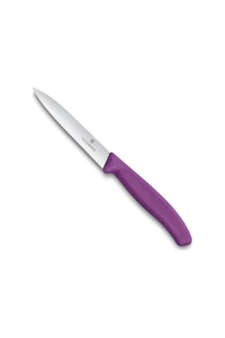Victorinox 6.7735.c1 Swiss Classic 10cm Tırtıklı Soyma Bıçağı, Mor Diğer