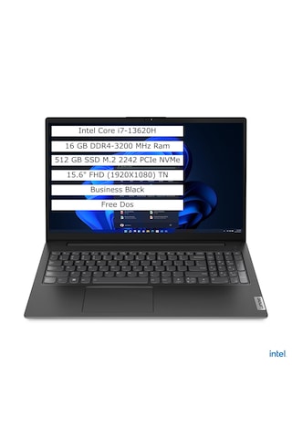 Lenovo V15 G4 83A100QMTR i7-13620H 16 GB 512 GB SSD 15.6" Free Dos Dizüstü Bilgisayar