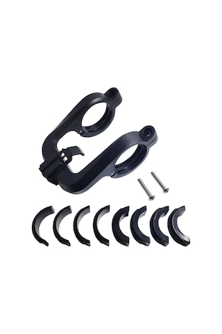 Bisiklet Far Bilgisayar Braketi Gidon Uzatma Siyah Siyah