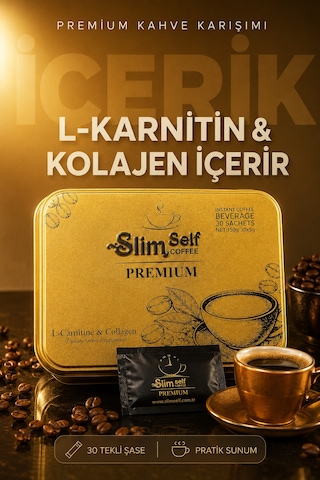 Slimself Kore Premium Form Kahvesi 30 Şase Günlük