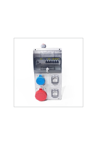 Ip66 Kombinasyon Panosu 1 Ad 3x16a, 1 Ad 5x32a, 2 Ad Schuko Priz