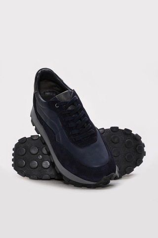 Fast Step Hakiki Deri Erkek Casual Ayakkabı 855ma3030 Lacivert