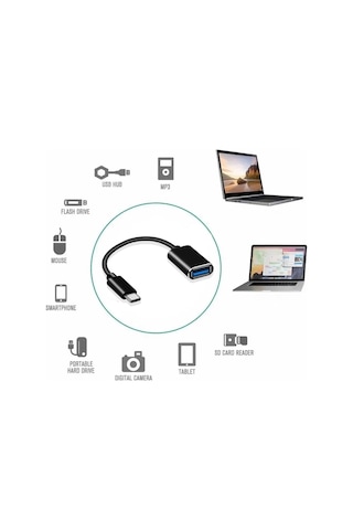 Yeni Nesil Type-c Erkek To Usb 3.0 Dişi, Typec C Usb 3.0 Otg Kablo Veri Aktarma Kablosu Çevirici
