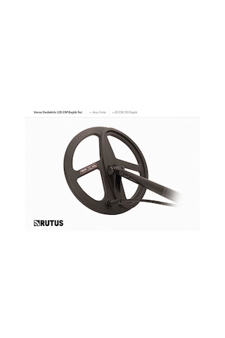 Rutus Versa Dedektör 28cm Dd Başlık İle