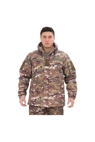 Grey Cat Single Sword Softshell Erkek Kışlık Parka Doğa Yürüyüşü Giysisi Rüzgârda Giyilen Outdoor Kıyafeti Çok Renkli