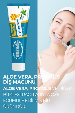 Ersağ Propolis ve Aloe Vera Diş Macunu 100 ML