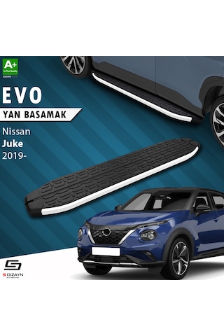 S-dizayn Nissan Juke 2 Evo Aluminyum Yan Basamak 173 Cm 2019 Üzeri A+ Kalite