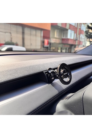 Tesla Model Y Juniper Magsafe Uyumlu Manyetik Telefon Tutucu, Araç İçi Kolay Montaj 2 Mixed