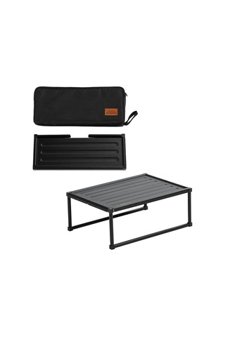 Samdoo Küçük Boy Taşınabilir Katlanabilir Masa - Çadır, Piknik, Ev Kullanıma Uygun - Alüminyum Malzeme - 15 Kg Yük Kapasitesi Çok Renkli