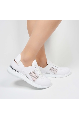 Beyaz Fileli Ortopedik Spor Sandalet Beyaz Beyaz Fileli Ortopedik Spor Sandalet Beyaz