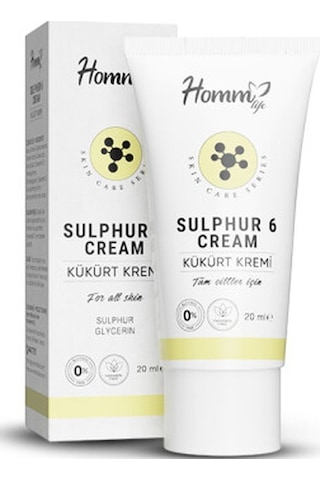 Homm Life Kükürt Kremi 20 ML Homm Life Kükürt Kremi 20 ML