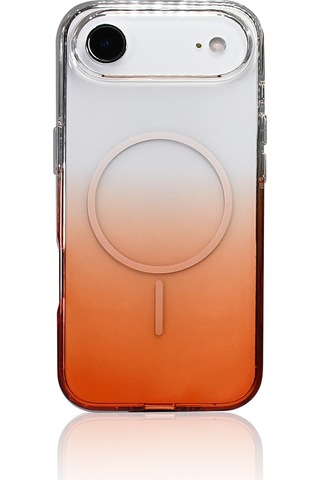 Apple Uyumlu iPhone 17 Air Kılıf M-safe Şarj Özellikli Zore Septik Silikon Kapak Siyah
