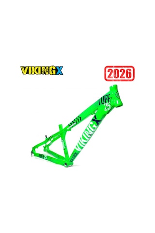 Vikingx Tuff X-25 Dirt Jump Aliminyum Kadro Yeşil Ys804