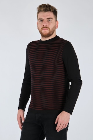 Ecer Minimalist Erkek Triko - Uzun Kol - Rahat Ve Şık Siyah