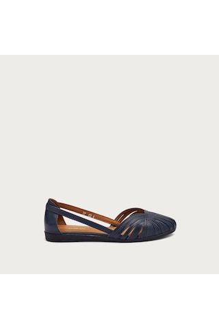 Navy Sandalet Kadın 03m4 Frau Feather Lacivert