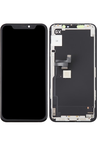 Apple Uyumlu iPhone 11 Pro İçin Çerçeveli Gx Oled Ekran Siyah Diğer