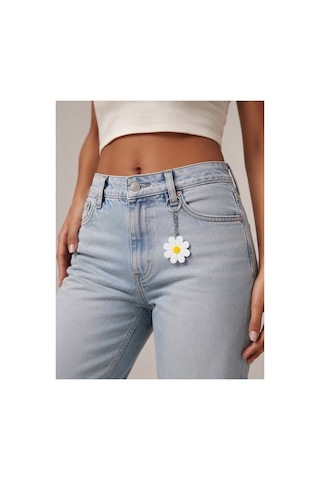 Tarzınıseç 3d Papatya Anahtarlık Charm 2'li Set