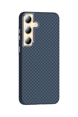 Zore Samsung Galaxy Uyumlu S24 Plus Kılıf M-safe Şarj Özellikli Karbon Fiber Görünümlü Omsy Gros Kapak - Siyah