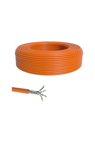 Cat6 Kablo 25 Metre Turuncu Jaksız