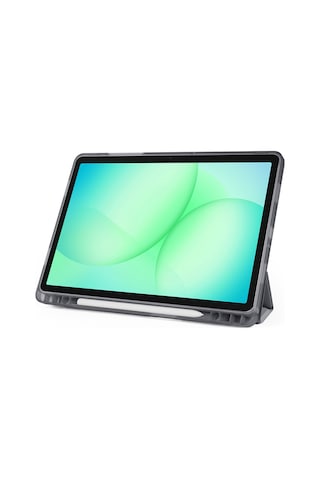 Samsung Galaxy Tab A9 Plus / A11+ Uyumlu Üçgen Standlı Uyandırma Fonksiyonlu Tablet Kılıfı Kapaklı Kılıf