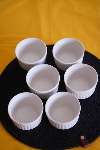 Cooker Suffle Kabı 6'lı Beyaz Beyaz