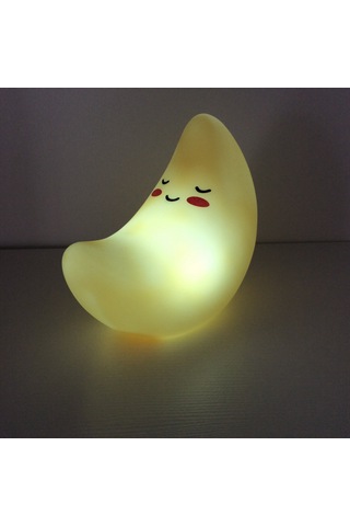 Ay Figürlü Gece Lambası Sarı Çok Renkli